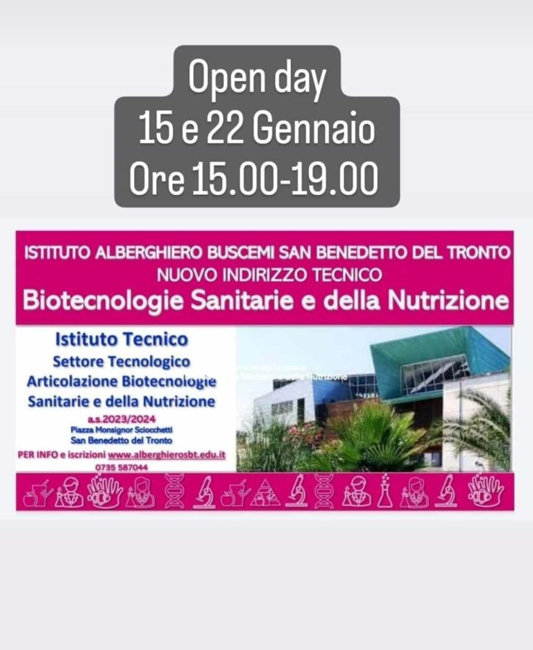 Salute, cibo e sviluppo sostenibile: come possono contribuire le Biotecnologie? Evento all’Alberghiero “Buscemi”