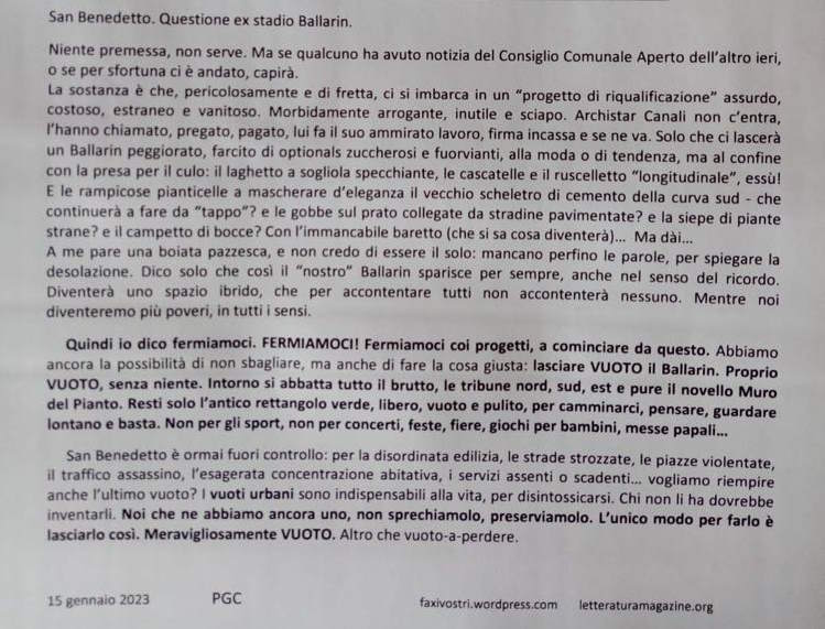 Il Ballarin della discordia infinita