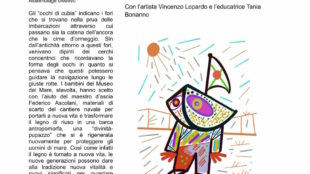 BimbArte, Artisti si cresce: “La nave con gli occhi”, verso il Festival dell’Arte sul Mare 2023
