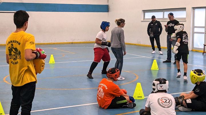 Boxe, allenamento congiunto del settore giovanile marchigiano a San Severino