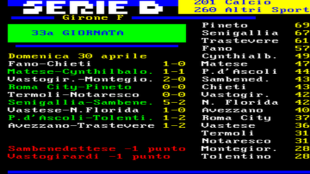 Senigallia – Samb 5 – 2 ( 0 – 1)