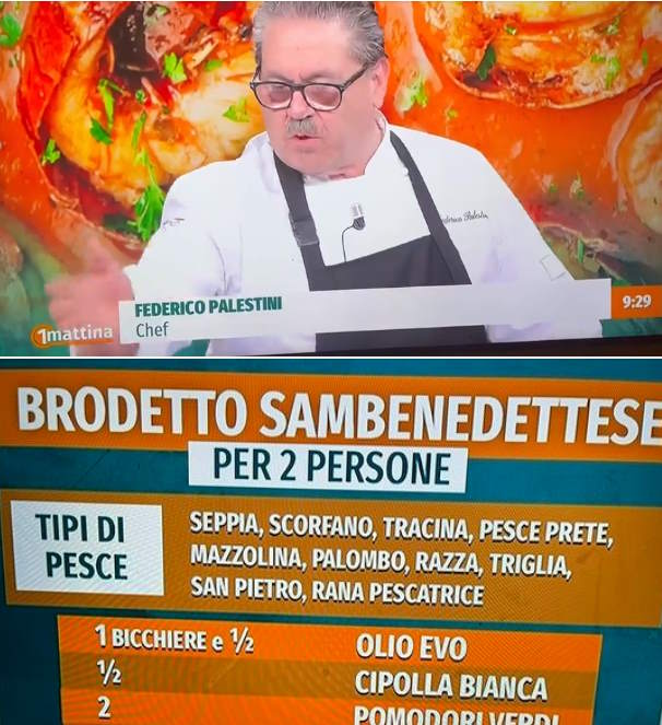 Federico Palestini, lu vredétte a 1 mattina