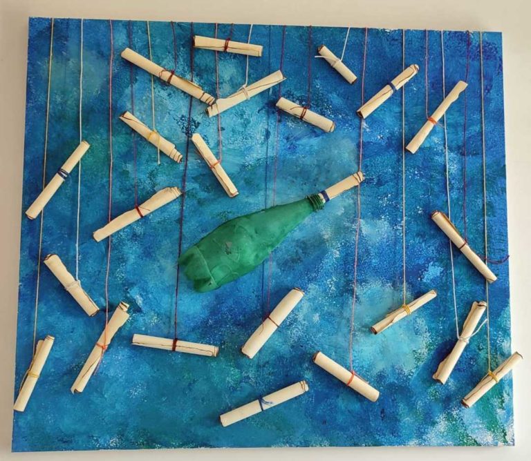 Mus-e: le opere dei bambini per una asta di beneficenza con Sgarbi