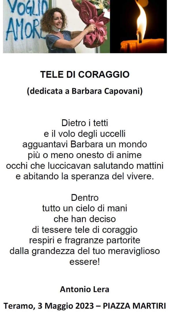 Piangiamo la prematura scomparsa della Dott.ssa Barbara Capovani