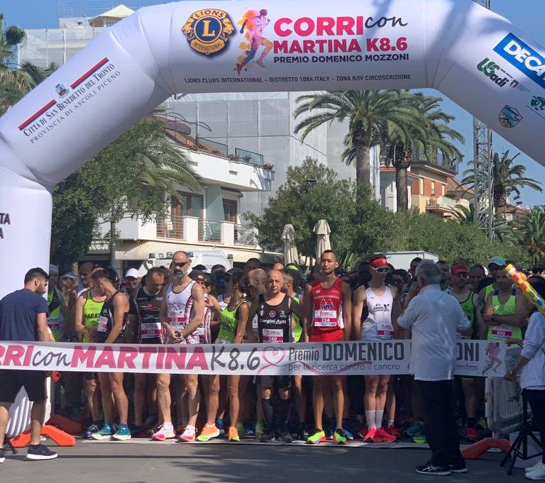 Corri con Martina a Gianmarco Scacchia del Running Team D’ Lu Mont e Minerva Strazzella dell’Atletica Avis San Benedetto