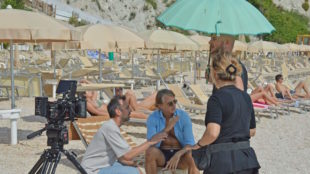 Al via le riprese per la nuova campagna promozionale della Regione Marche con mister Mancini