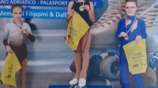 Pattinaggio Artistico Internazionale: Beatrice Girolami d’argento al Trofeo Filippini International di Misano
