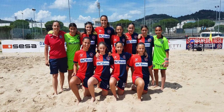Samb Beach Soccer femminile, doppia medaglia d’oro nel Torneo Figc U17 e U15