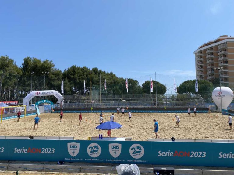 Beach Soccer serie Aon 2023 Poule Promozione: in Arena Bologna – Chiavari e Cagliari – Genova
