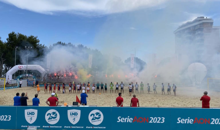 Samb Beach Soccer – Farmaé Viareggio BS 2-5 (1-1; 1-2; 0-2)
