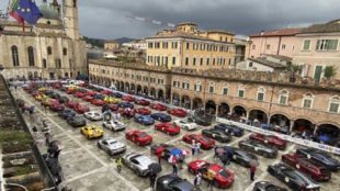 1000 Miglia ad Ascoli e Fermo, entusiasmo nonostante la pioggia