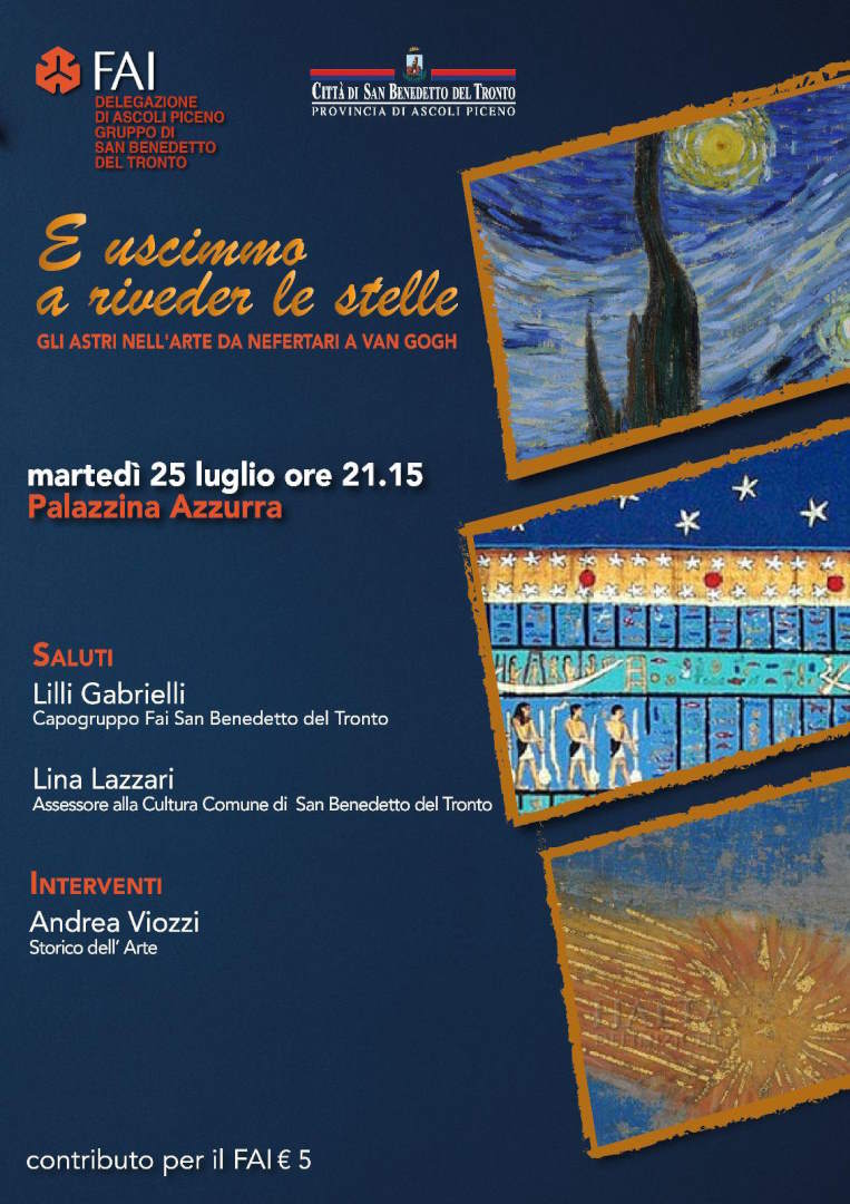 Andrea Viozzi, ‘Uscimmo a riveder le stelle. Gli astri nell’arte da Nefertari a Van Gogh’