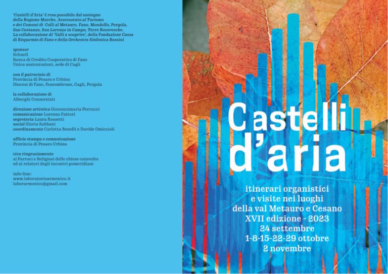 Alessandro Buffone @ Castelli d’Aria: in itinerari organistici nella val Metauro e Cesano