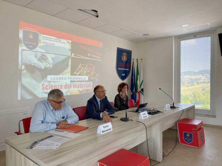 Novità nell’offerta formativa UniCam: al via l’innovativo corso di laurea in Scienza dei Materiali