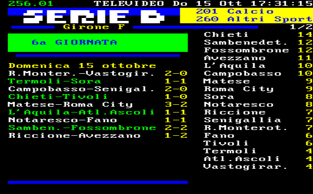 Samb – Fossombrone 2 – 2