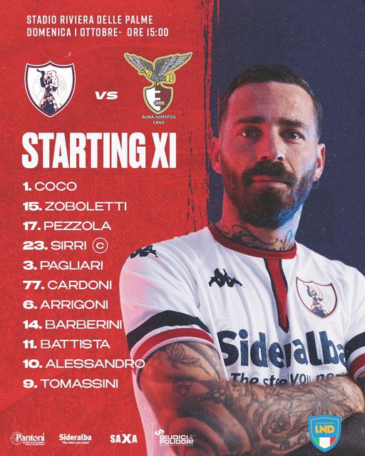 Samb – Fano 0 – 0