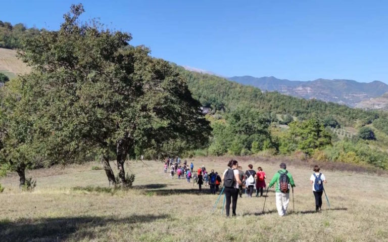 Camminate sportive sui luoghi del sisma, successo a Ponte d’Arli