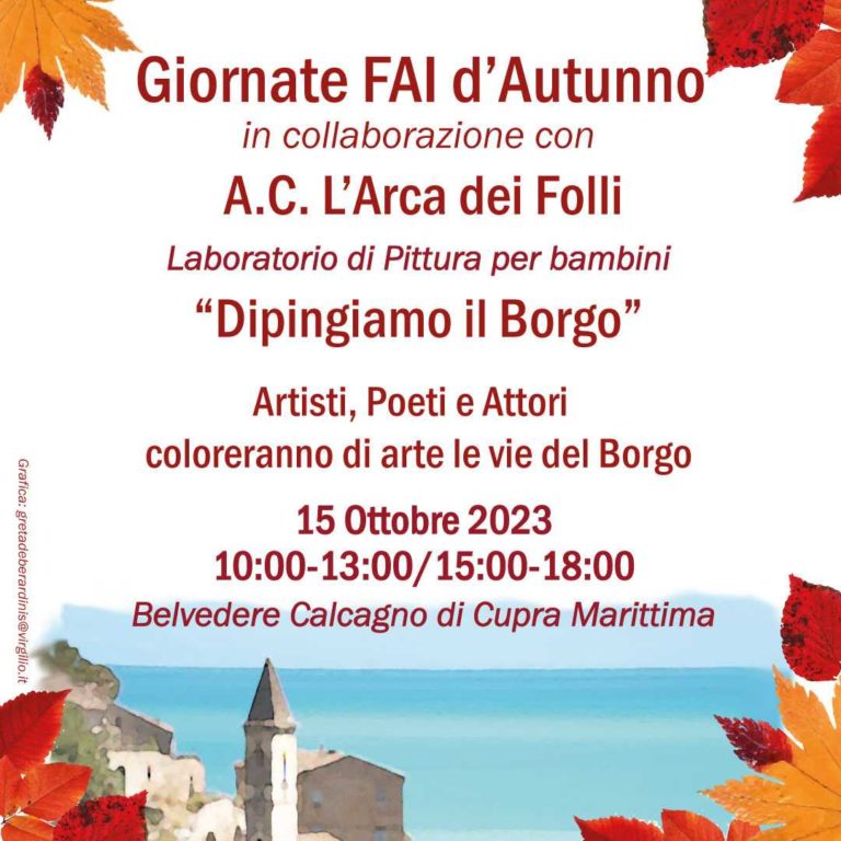 Giornate Fai d’Autunno a Cupramarittima