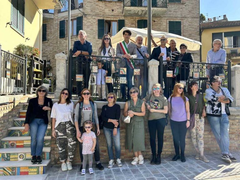 Leguminaria, inaugurate le scalinate di ceramica