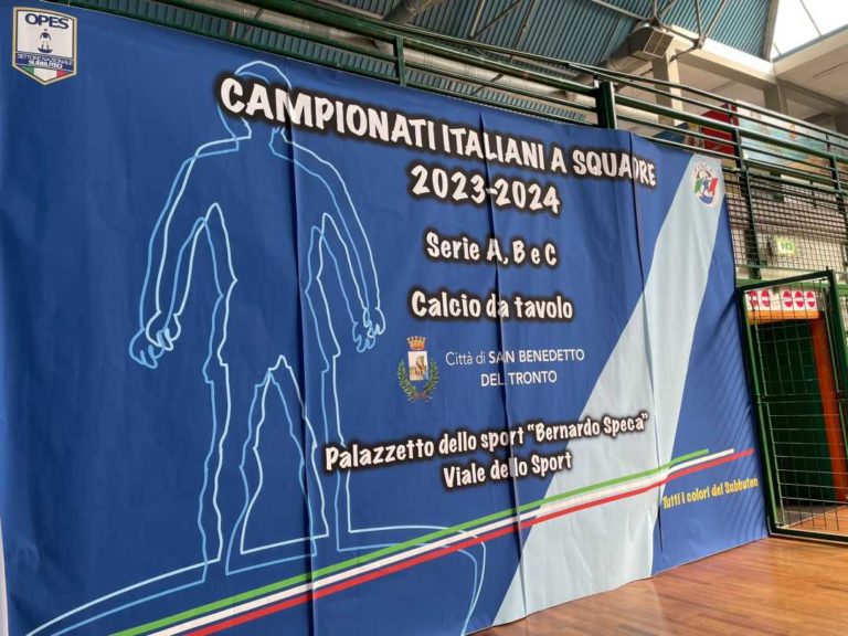 Concluso il girone di andata del Campionato Italiani di Calcio da Tavolo