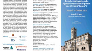 Ast 5, congresso Nazionale ‘Tecniche mininvasive nella riparazione dei difetti di parete’: una chirurgia “banale?”