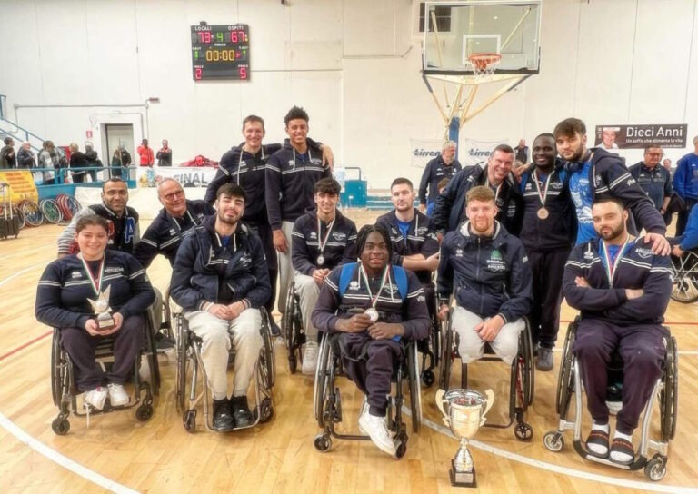 Basket in carrozzina, final 4 di Coppa Italia: Amicacci al quarto posto, trionfa Cantù