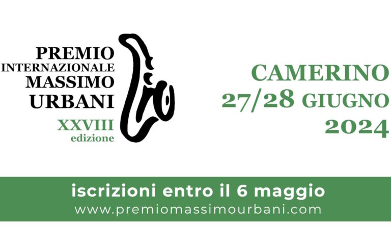 Premio Internazionale Massimo Urbani, è la 28a edizione
