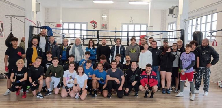 Boxe giovanile, allenamento collegiale regionale