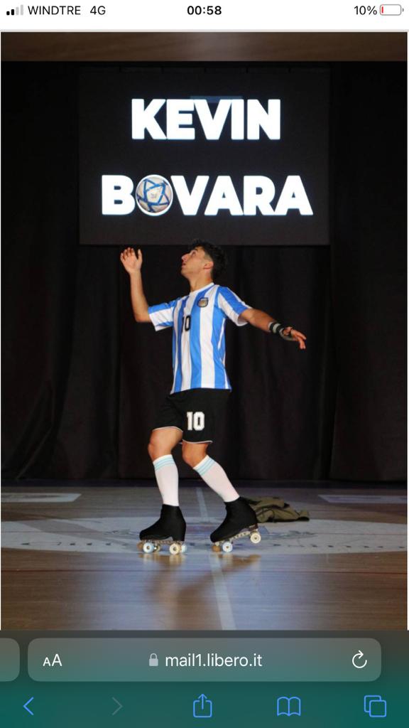 Pattinaggio Artistico a rotelle: Kevin Bovara convocato al raduno della nazionale nella massima categoria