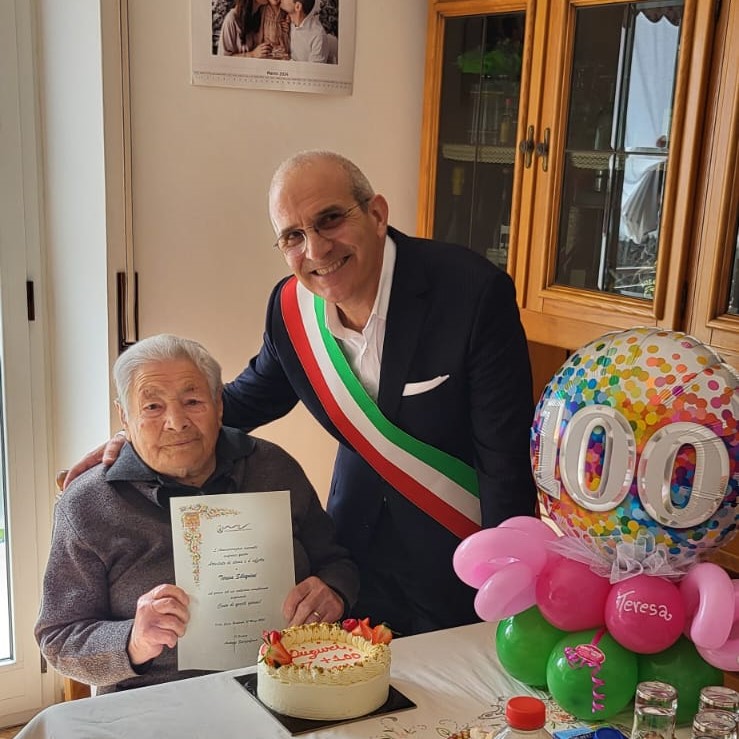 Teresa Siliquini compie 100 anni