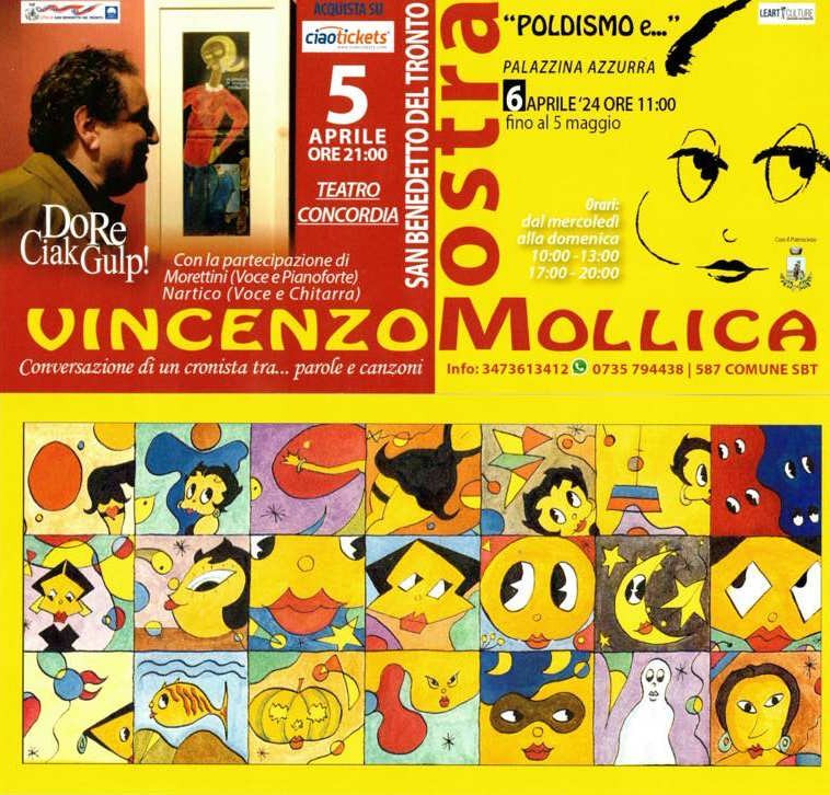 Vincenzo Mollica: “Poldismo e…” e “DoReCiakGulp”