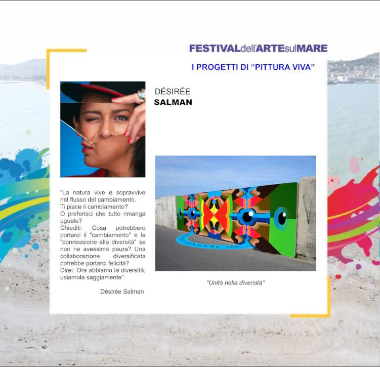 DÉSIRÉE SALMAN verso il 28° Festival dell’Arte sul Mare