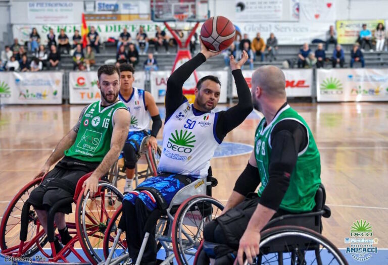 Basket in carrozzina, all’Amicacci sfuma l’approdo in Finale Scudetto