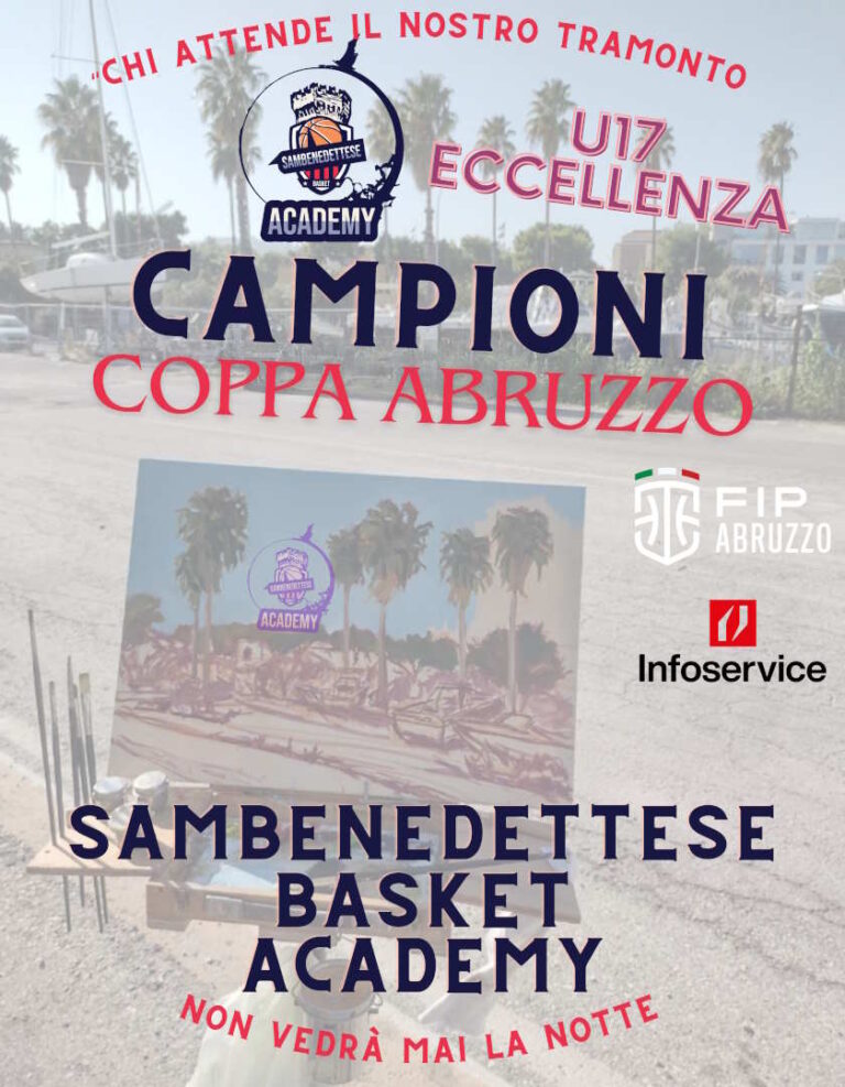 La Samb Basket vince imbattuta la Coppa Abruzzo Under 17 Eccellenza