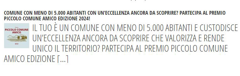 Piccolo Comune Amico