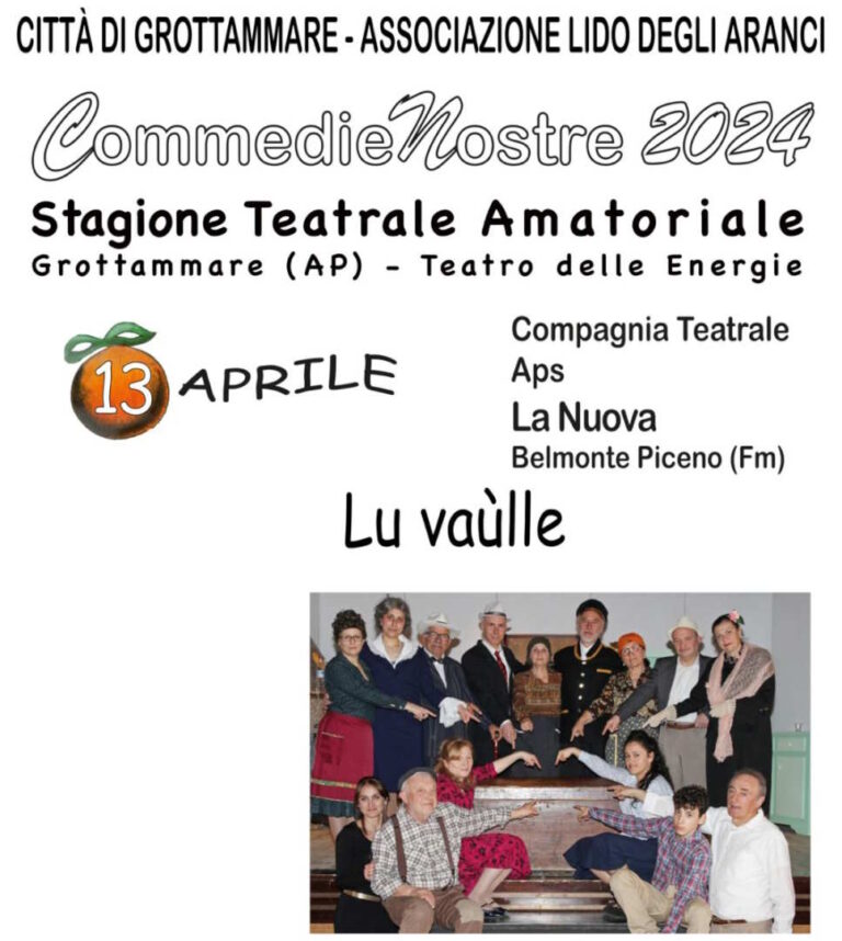 Lu Vaùlle al settimo appuntamento di Commedie Nostre