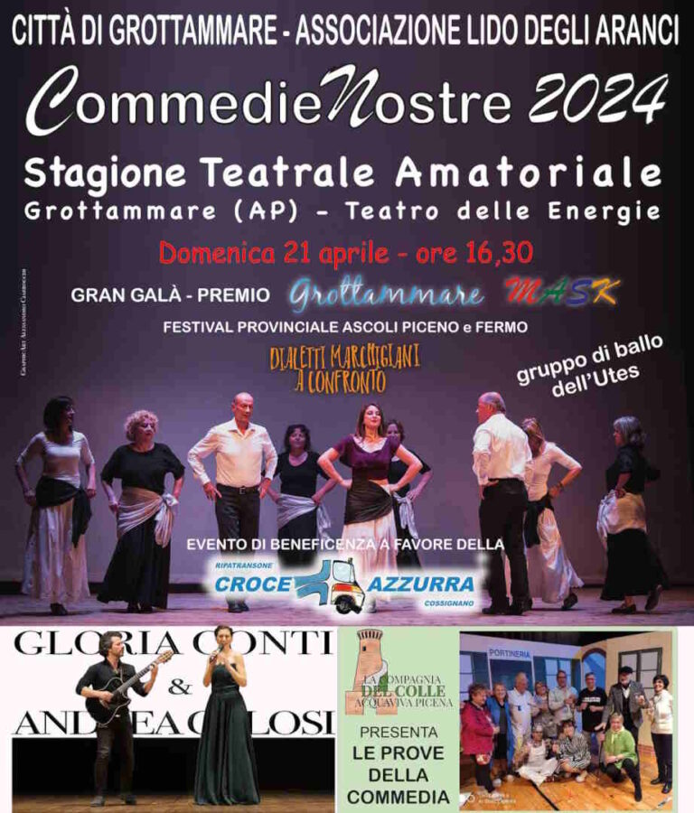 Commedie Nostre verso il Gran Galà del “Grottammare mask”