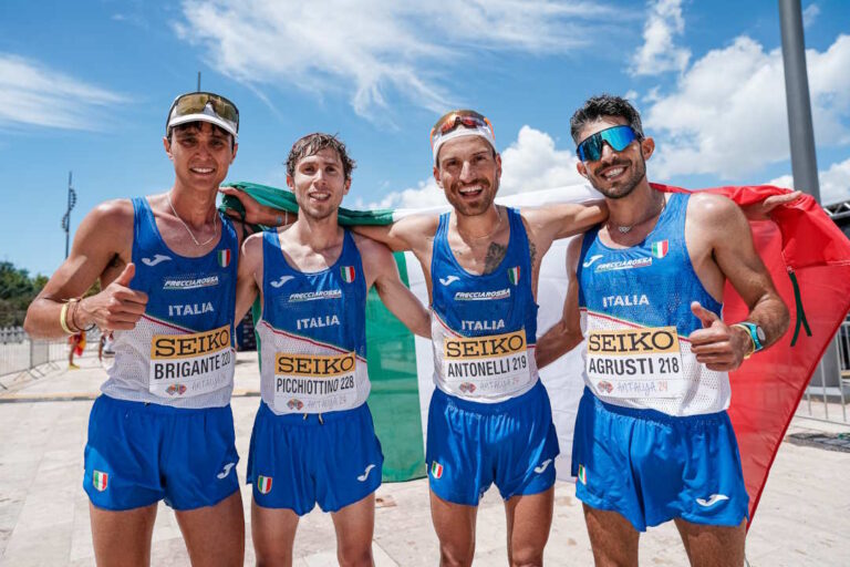 MARCIA, ANTONELLI BRONZO AI MONDIALI A SQUADRE!