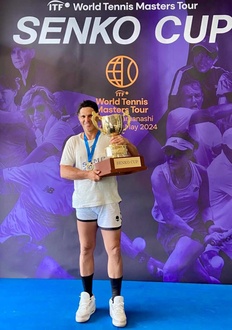 l tennista sambenedettese Giovanni Medori la Senko cup Master 1000 Tokyo