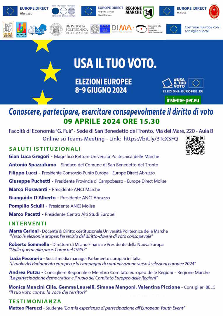 Verso le Elezioni Europee, Usa il Tuo Voto