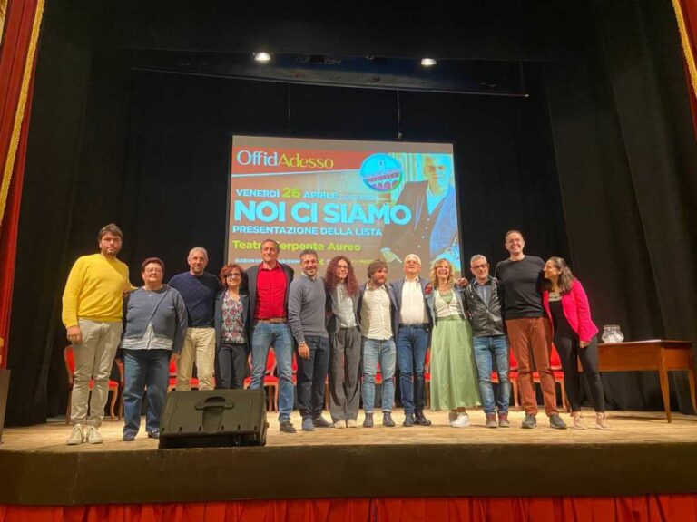 Offida Solidarietà e Democrazia: il candidato Luigi Massa presenta la sua lista