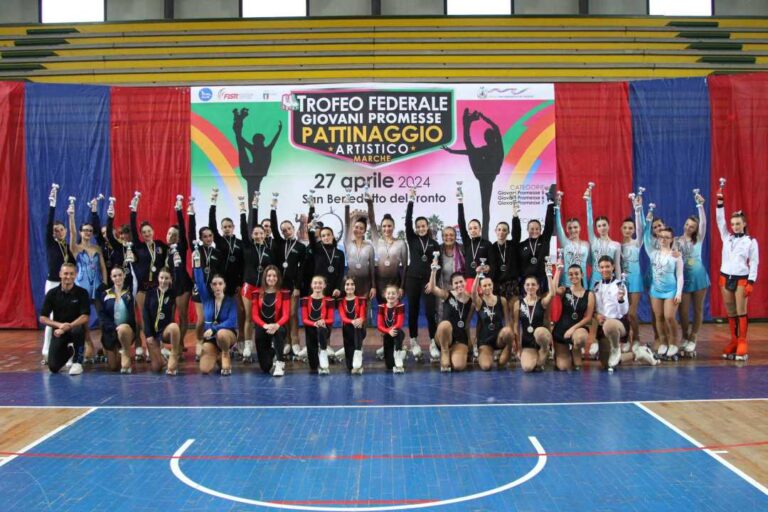 Pattinaggio Artistico: due titoli regionali federali e un bronzo per la Diavoli Verde Rosa ai Campionati Regionali Federali del 28 aprile al PalaSpeca
