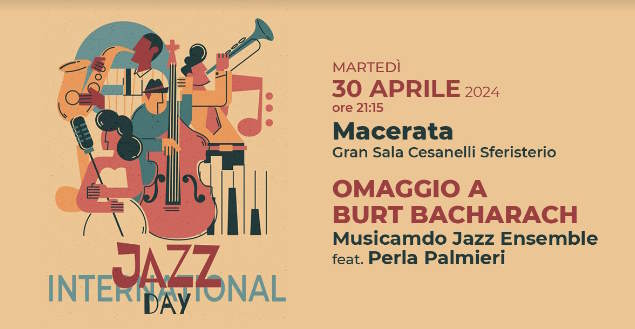 INTERNATIONAL JAZZ DAY, ALLA SALA CESANELLI L’OMAGGIO A BURTH BACHARACH