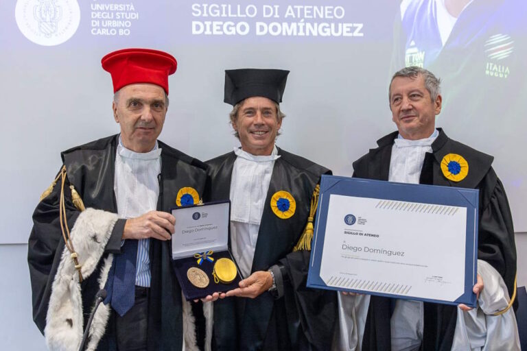 A Diego Domínguez il Sigillo di Ateneo UniUrb