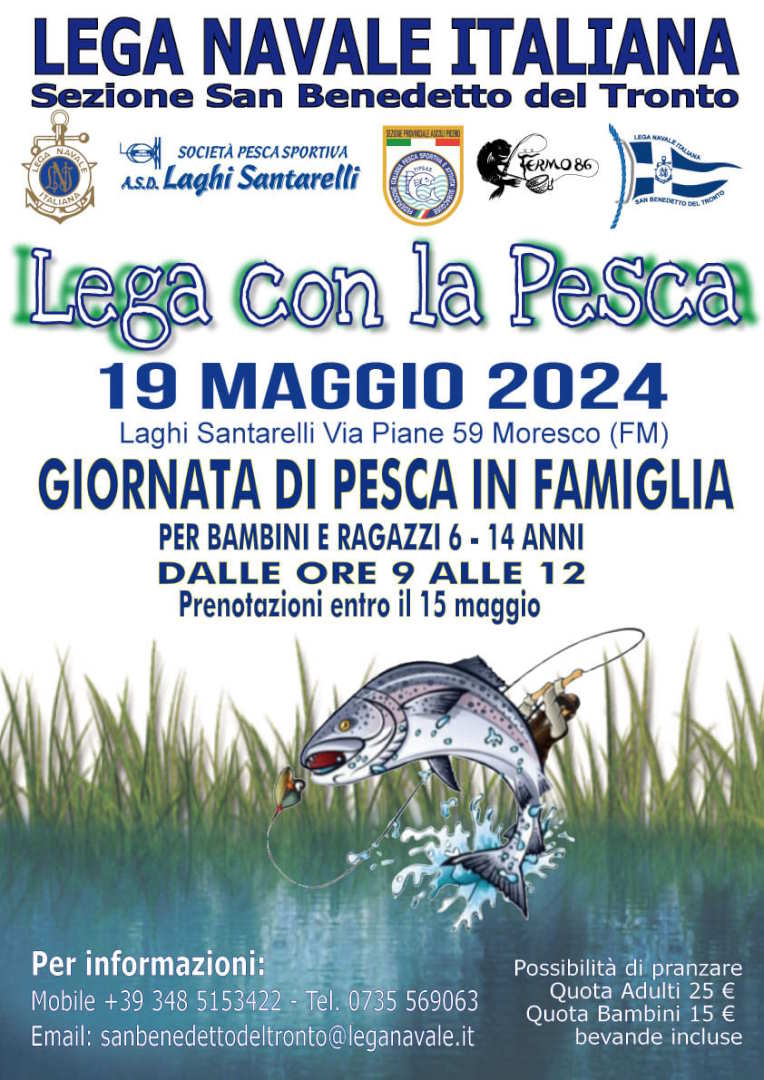 PESCA IN FAMIGLIA CON LA LEGA NAVALE ITALIANA