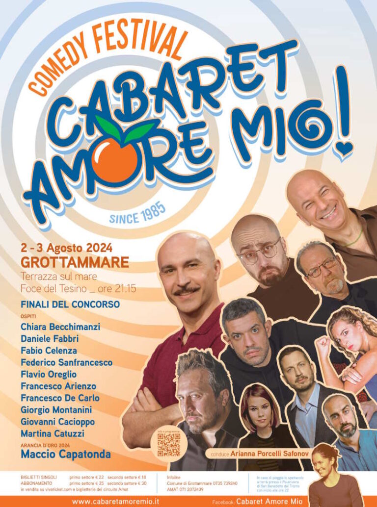 Festival nazionale dell’umorismo, 39° “Cabaret, amore mio!”, prevendite da lunedì