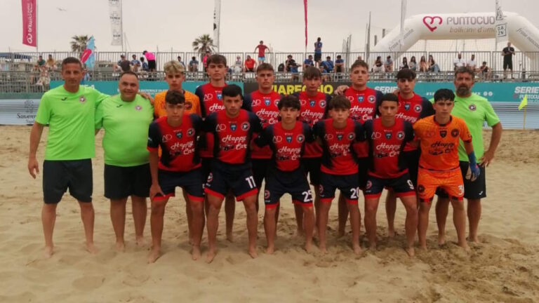 Samb Beach Soccer U 20, chiusa in bellezza la tappa di Viareggio: vittoria 2-4 contro Catania e si vola a Genova per la Fasi Finali