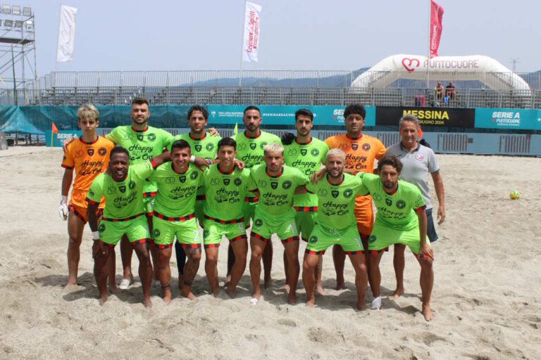 Coppa Italia Coppa Italia Beach Soccer, la Samb chiude la tappa di Messina: Fvg battuto 4 – 3 e 7° posto