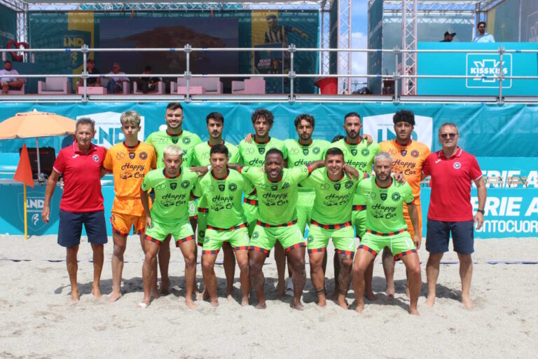 Beach Soccer, buona la prima di Coppa Italia per la Samb che passa ai quarti di finale battendo 7 – 3 il Genova