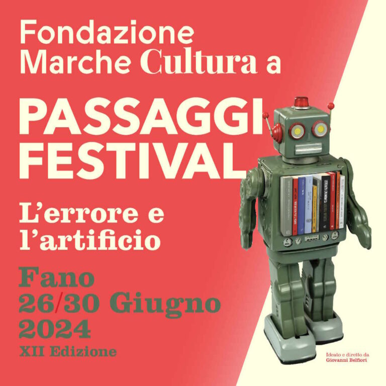 Fondazione Marche Cultura porta “I Libri si sentono soli” a Passaggi Festival